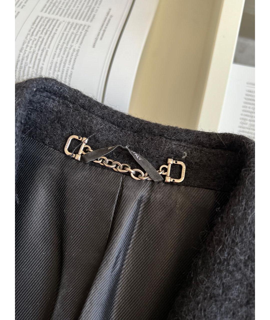 GUCCI Черное пальто, фото 5