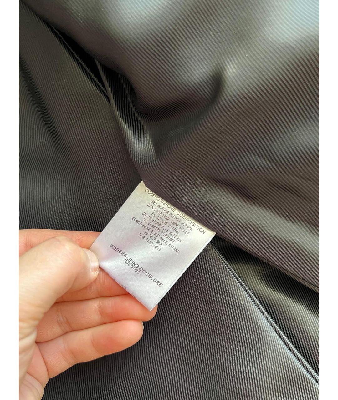 GUCCI Черное пальто, фото 7