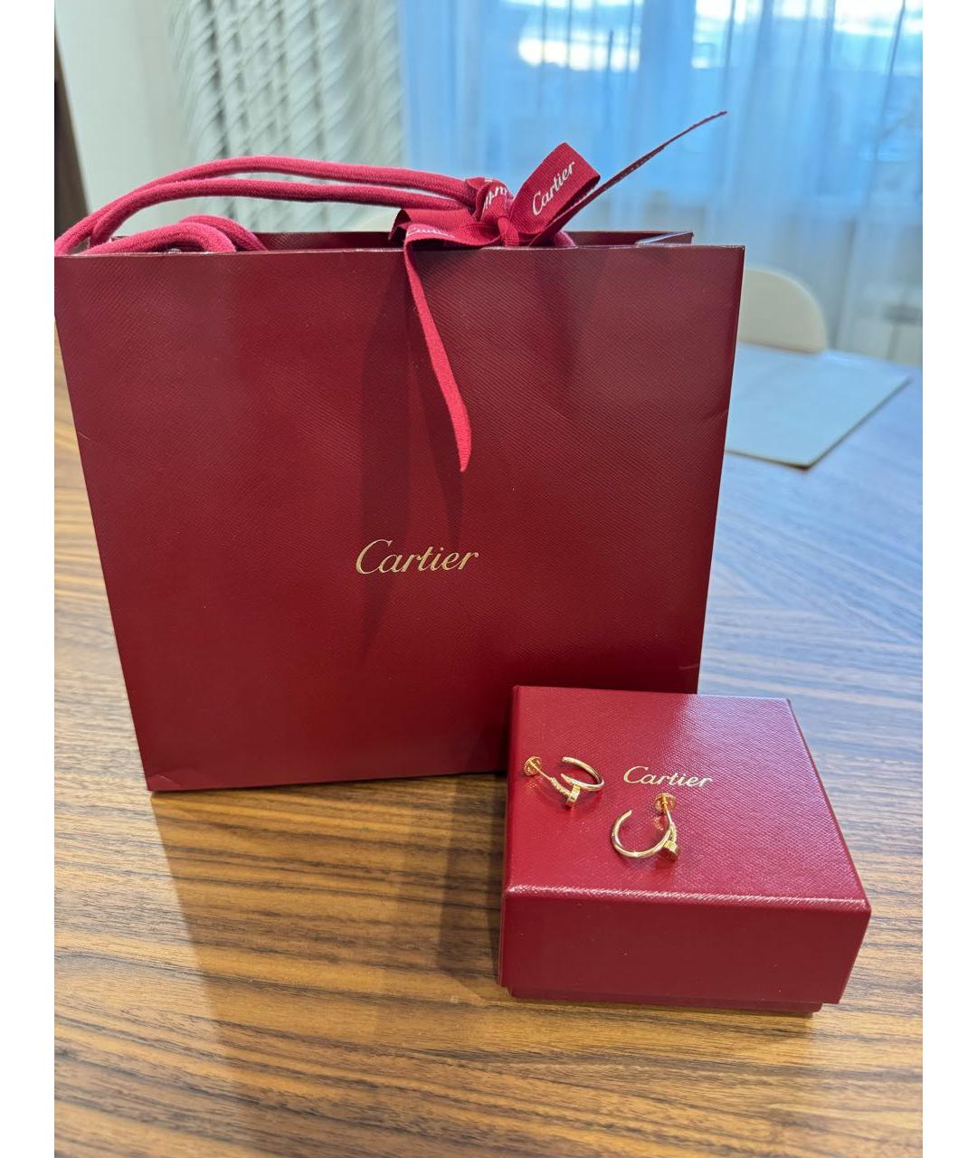 CARTIER Золотые серьги из розового золота, фото 5