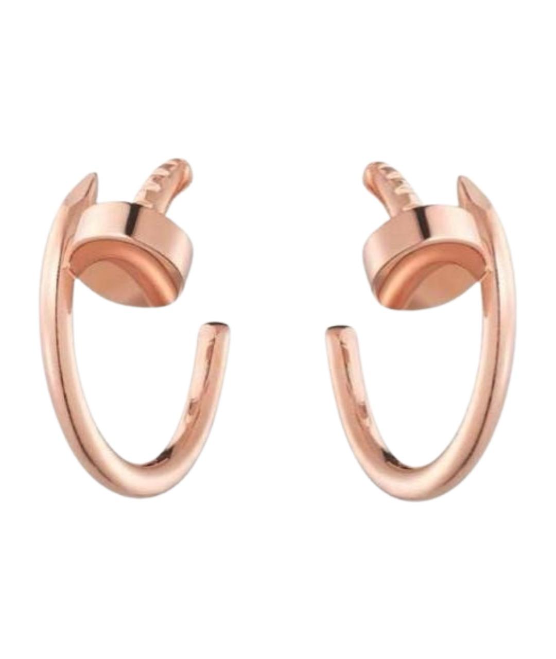 CARTIER Золотые серьги из розового золота, фото 1