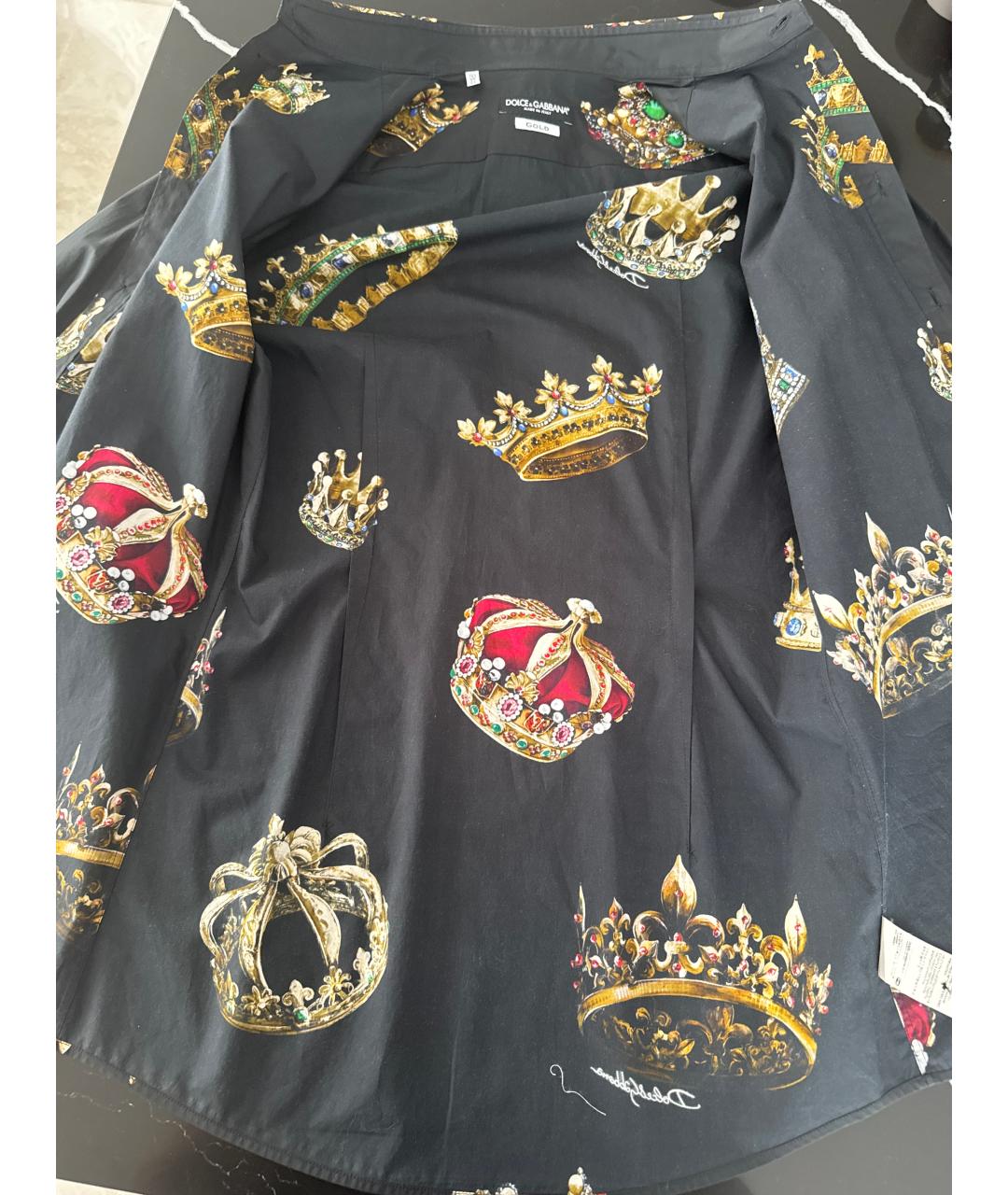 DOLCE&GABBANA Черная кэжуал рубашка, фото 3