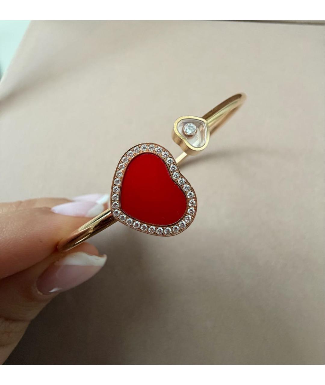 CHOPARD Красный браслет из желтого золота, фото 2