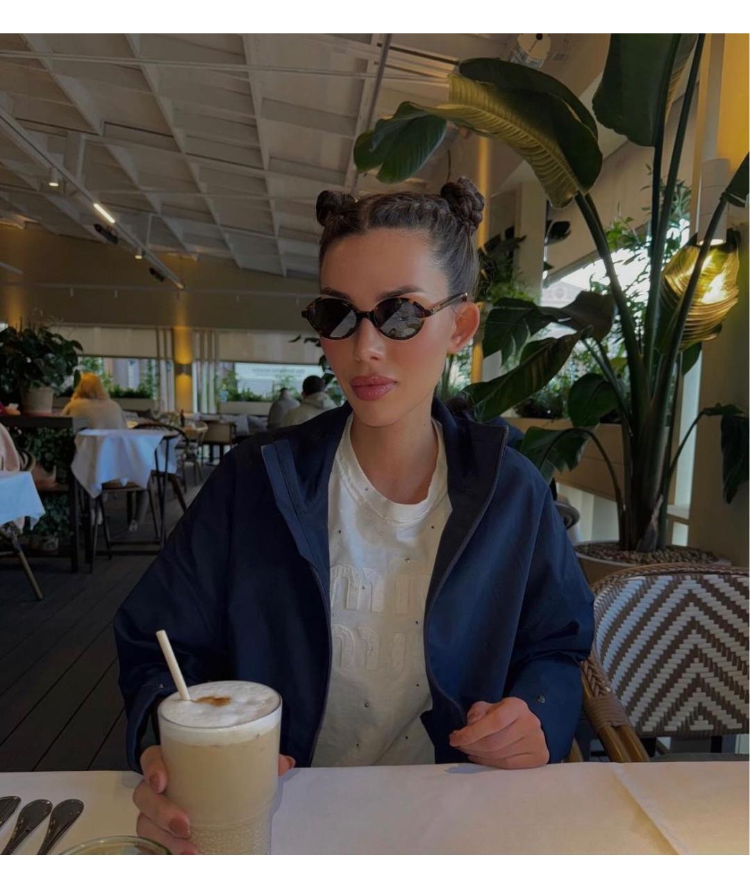 MIU MIU Пластиковые солнцезащитные очки, фото 7