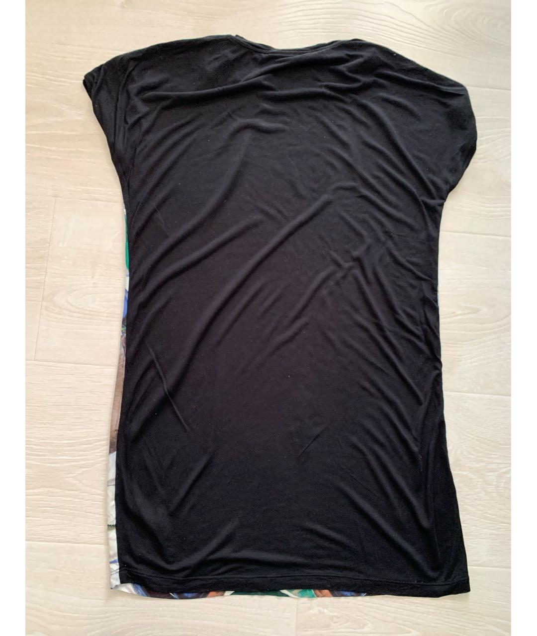 PHILIPP PLEIN Мульти шелковое платье, фото 2