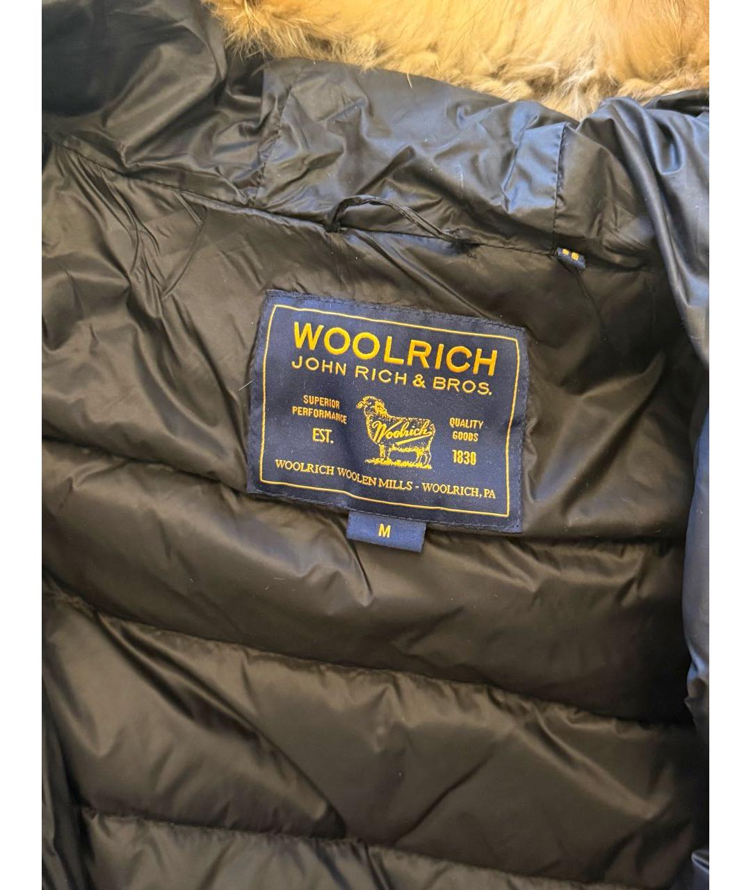 WOOLRICH Черная парка, фото 3