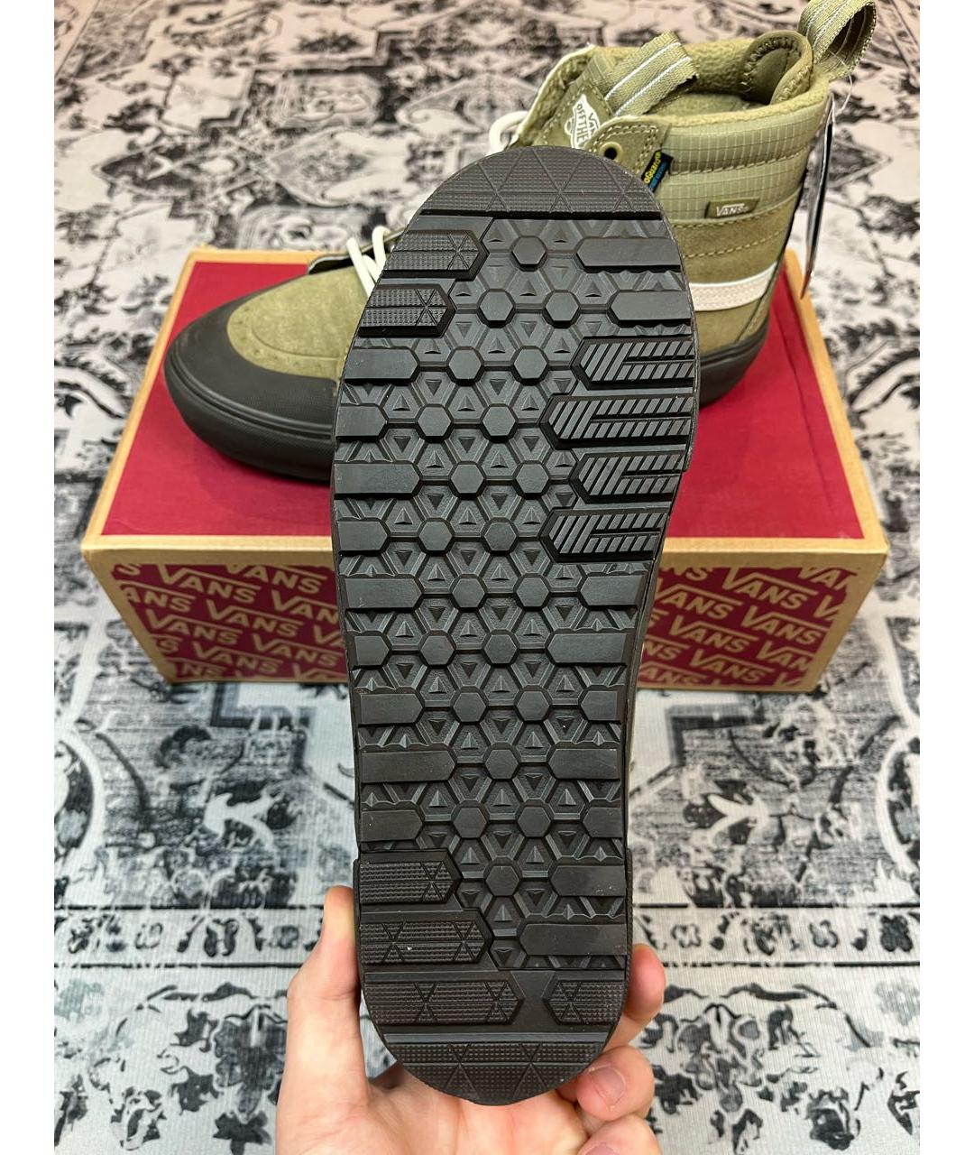 VANS Зеленые замшевые высокие кроссовки / кеды, фото 6