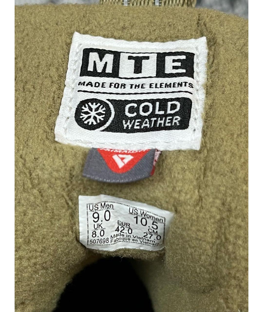 VANS Зеленые замшевые высокие кроссовки / кеды, фото 8