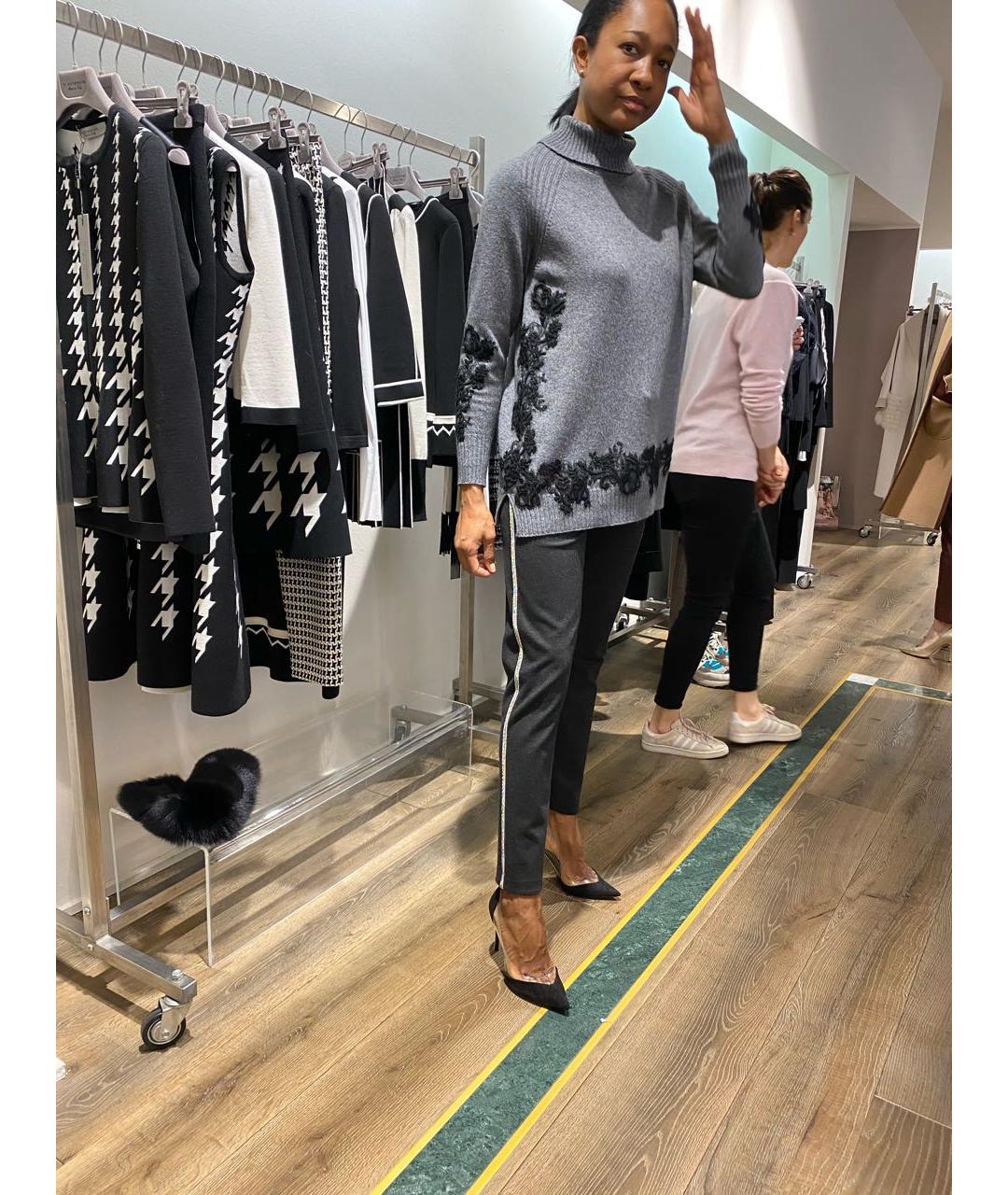 D.EXTERIOR Антрацитовый кашемировый джемпер / свитер, фото 5