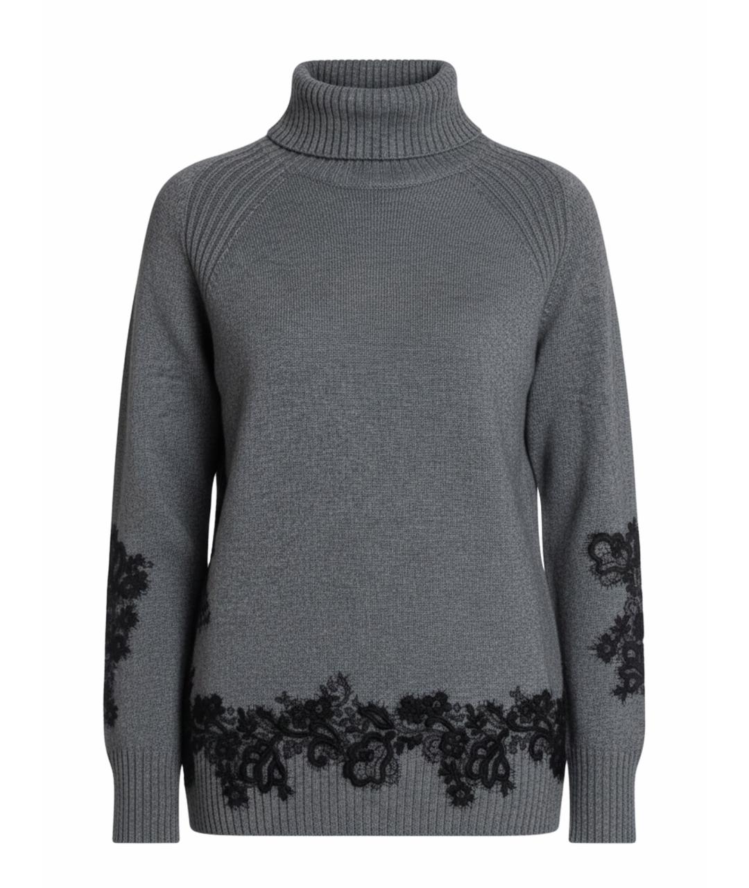 D.EXTERIOR Антрацитовый кашемировый джемпер / свитер, фото 1