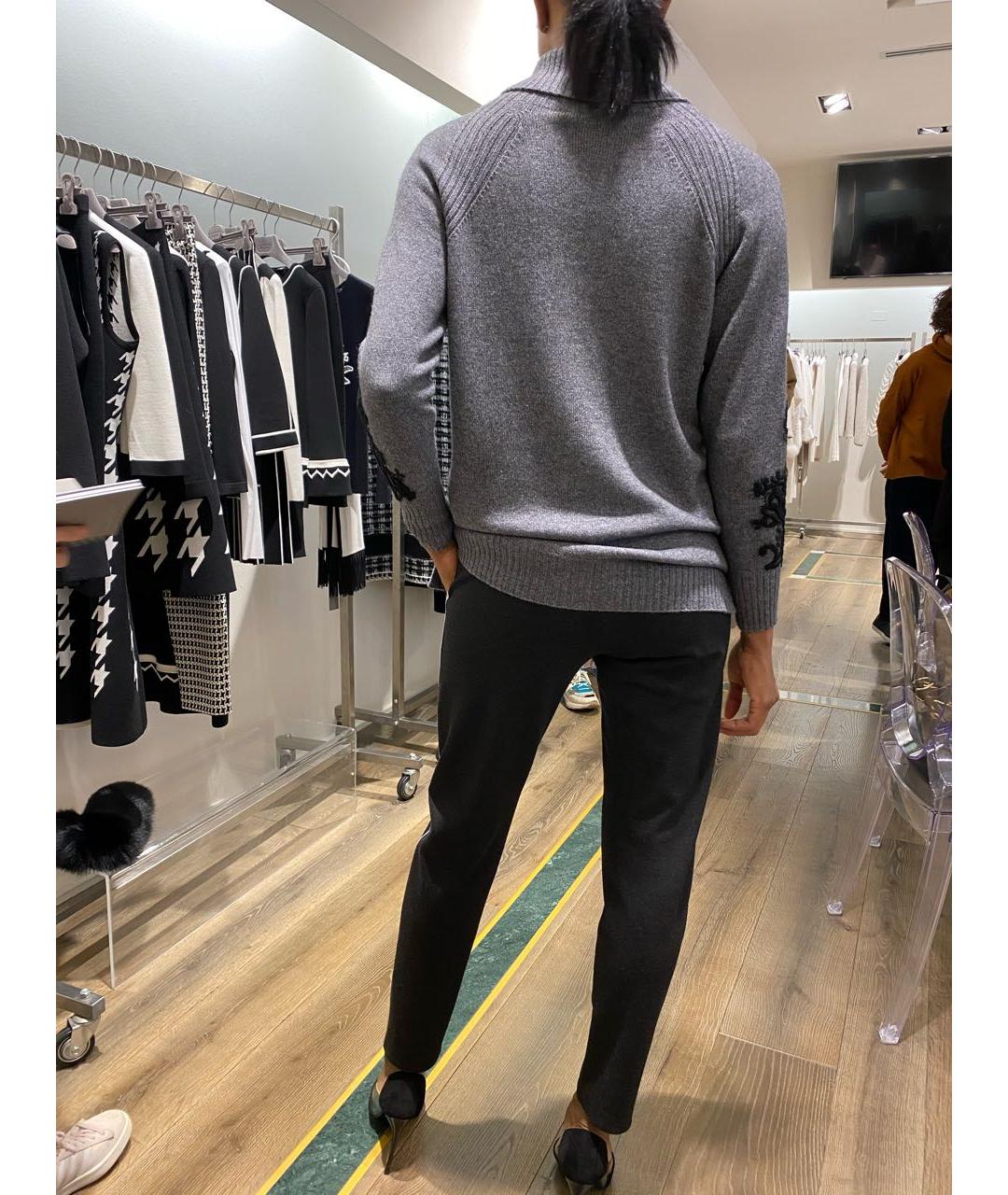 D.EXTERIOR Антрацитовый кашемировый джемпер / свитер, фото 6