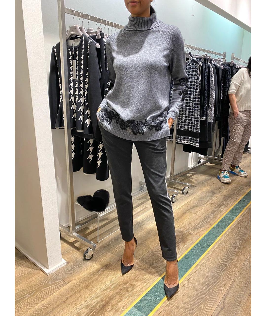 D.EXTERIOR Антрацитовый кашемировый джемпер / свитер, фото 4