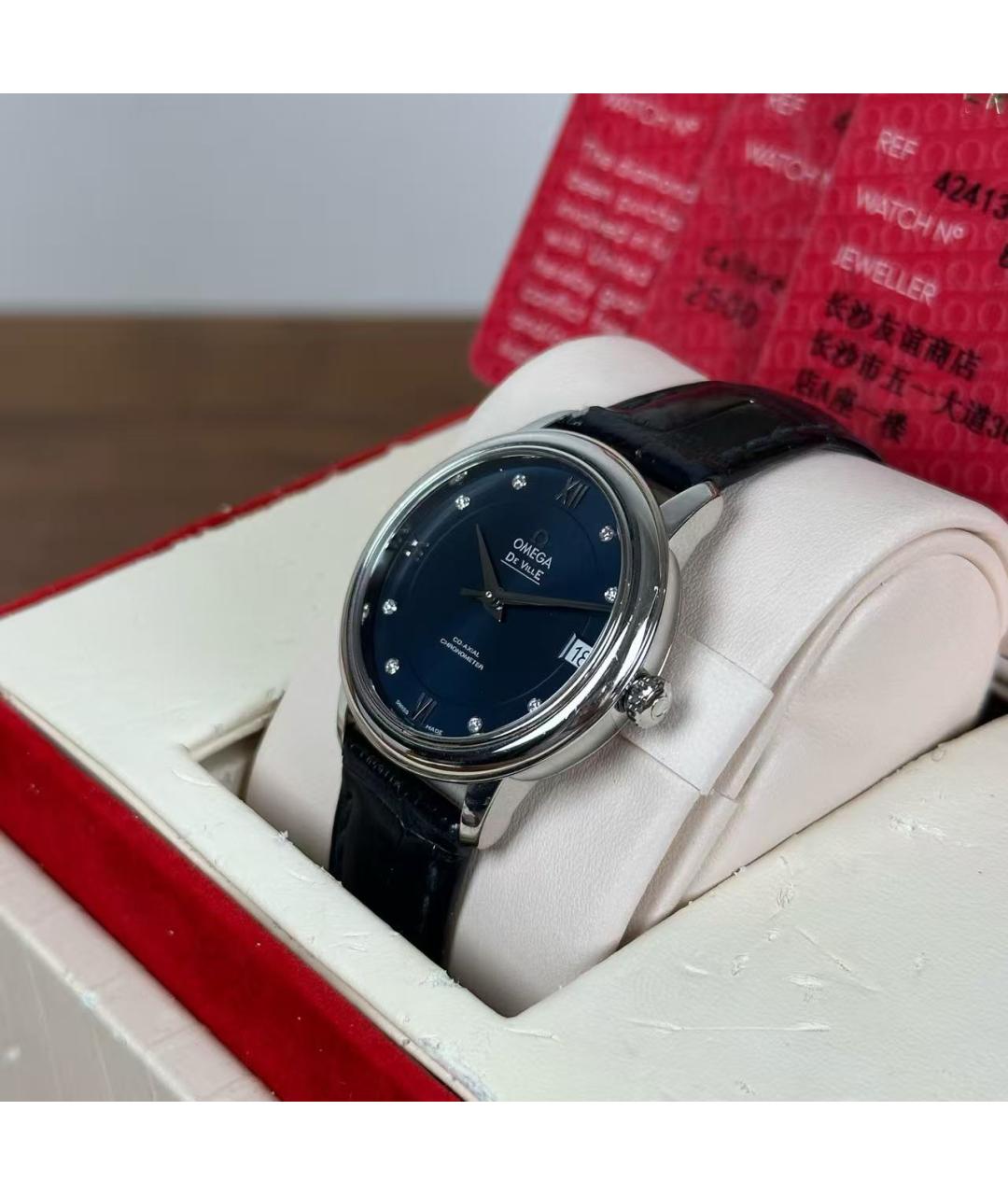 OMEGA Серебряные часы, фото 3