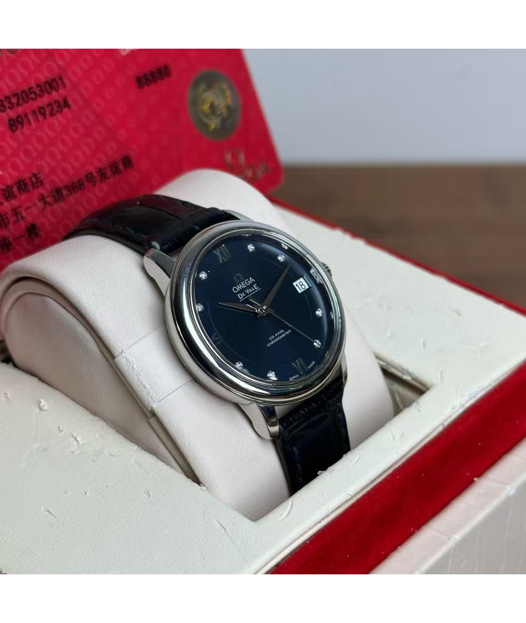 OMEGA Серебряные часы, фото 4