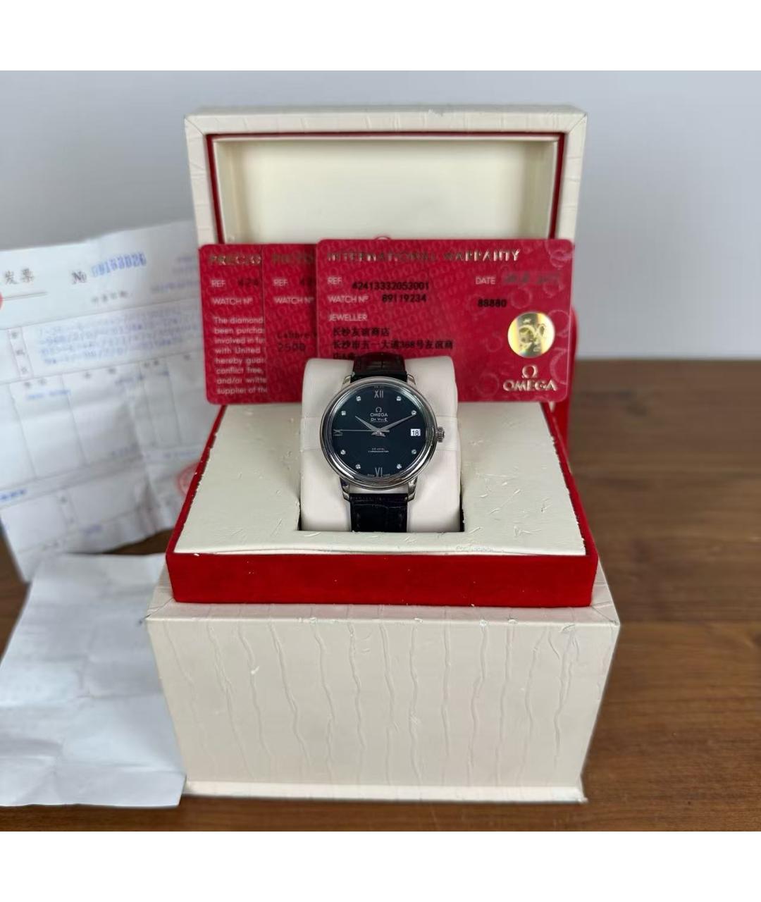 OMEGA Серебряные часы, фото 2