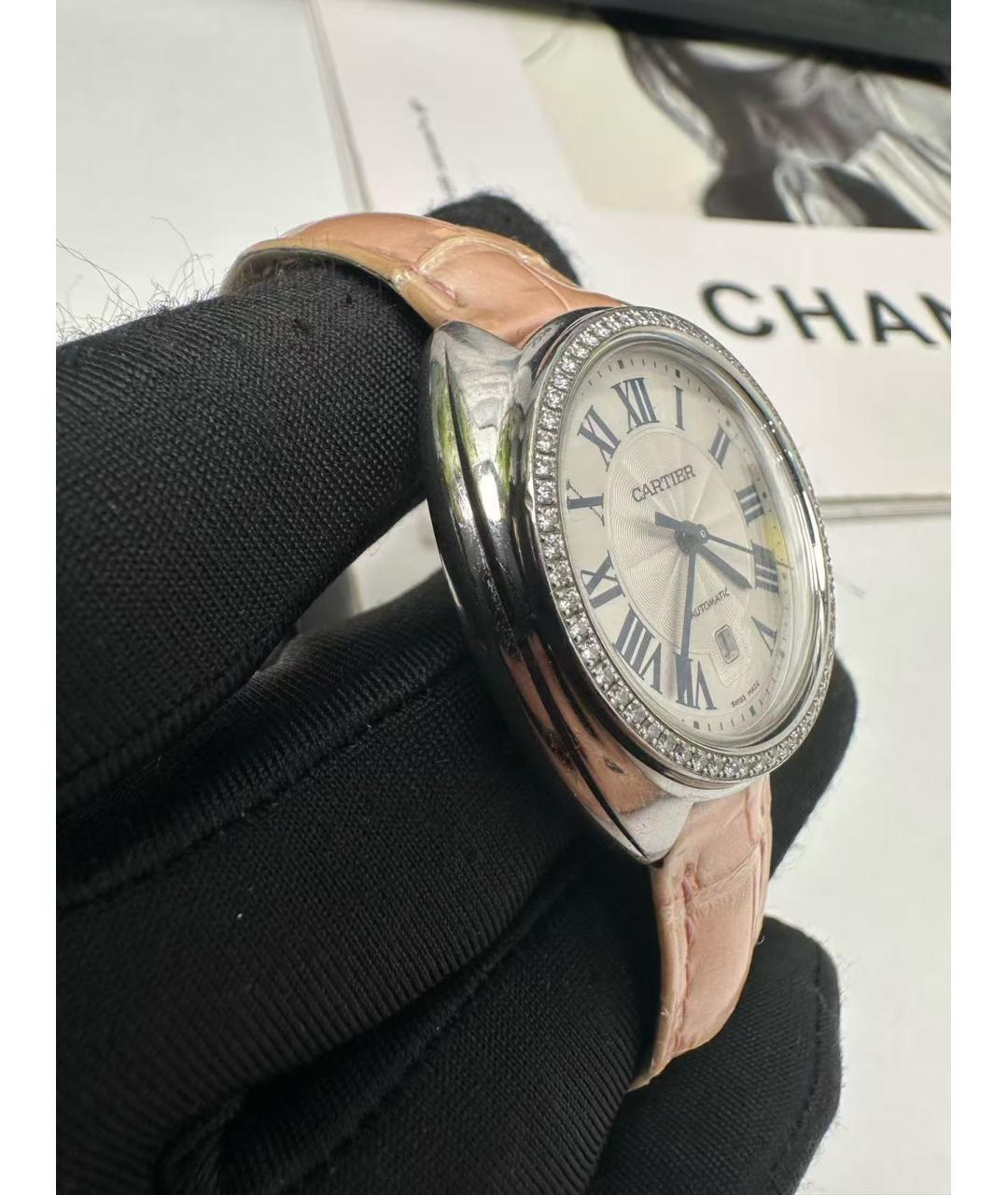 CARTIER Серебряные часы, фото 4