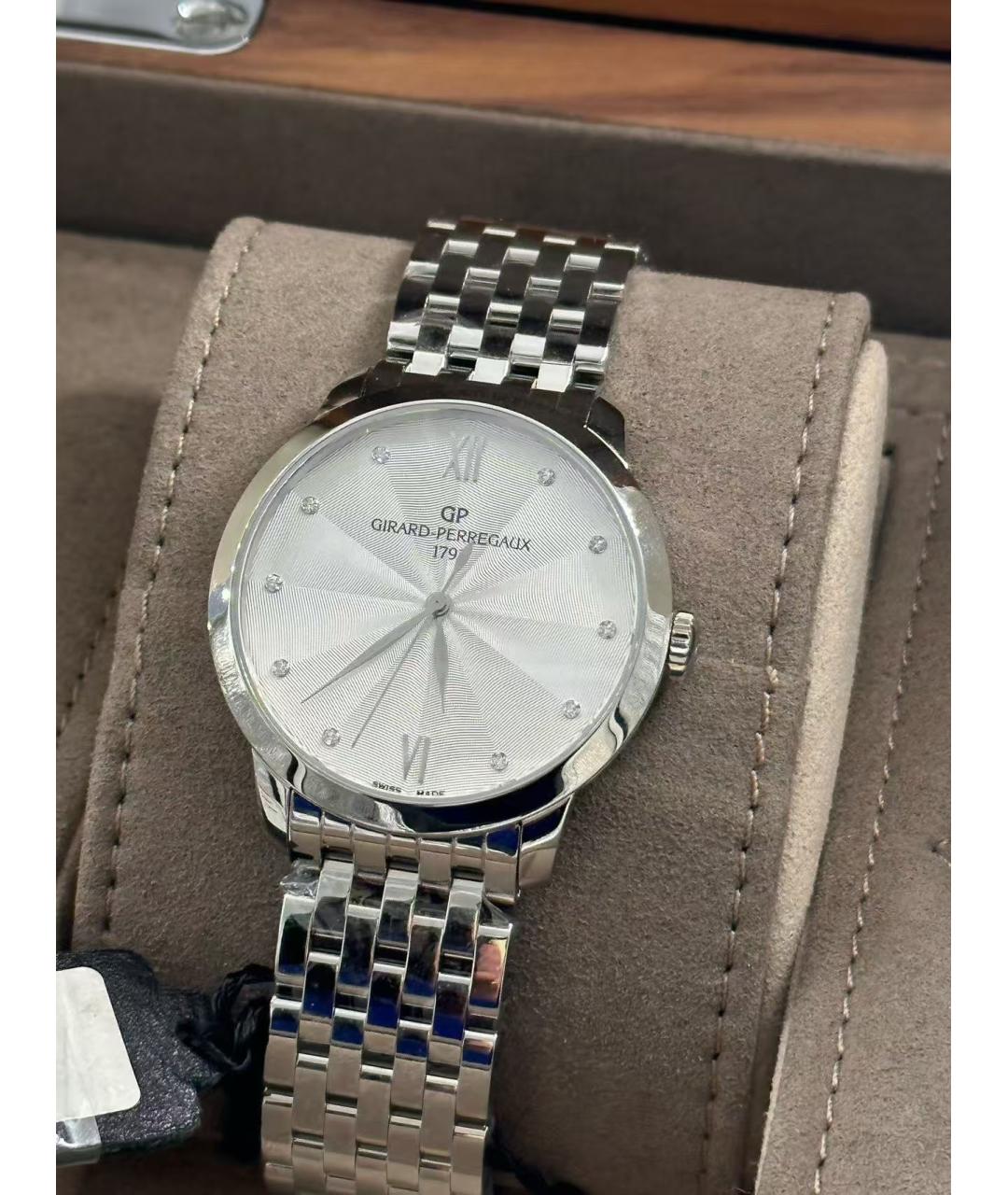 GIRARD PERREGAUX Серебряные часы, фото 3