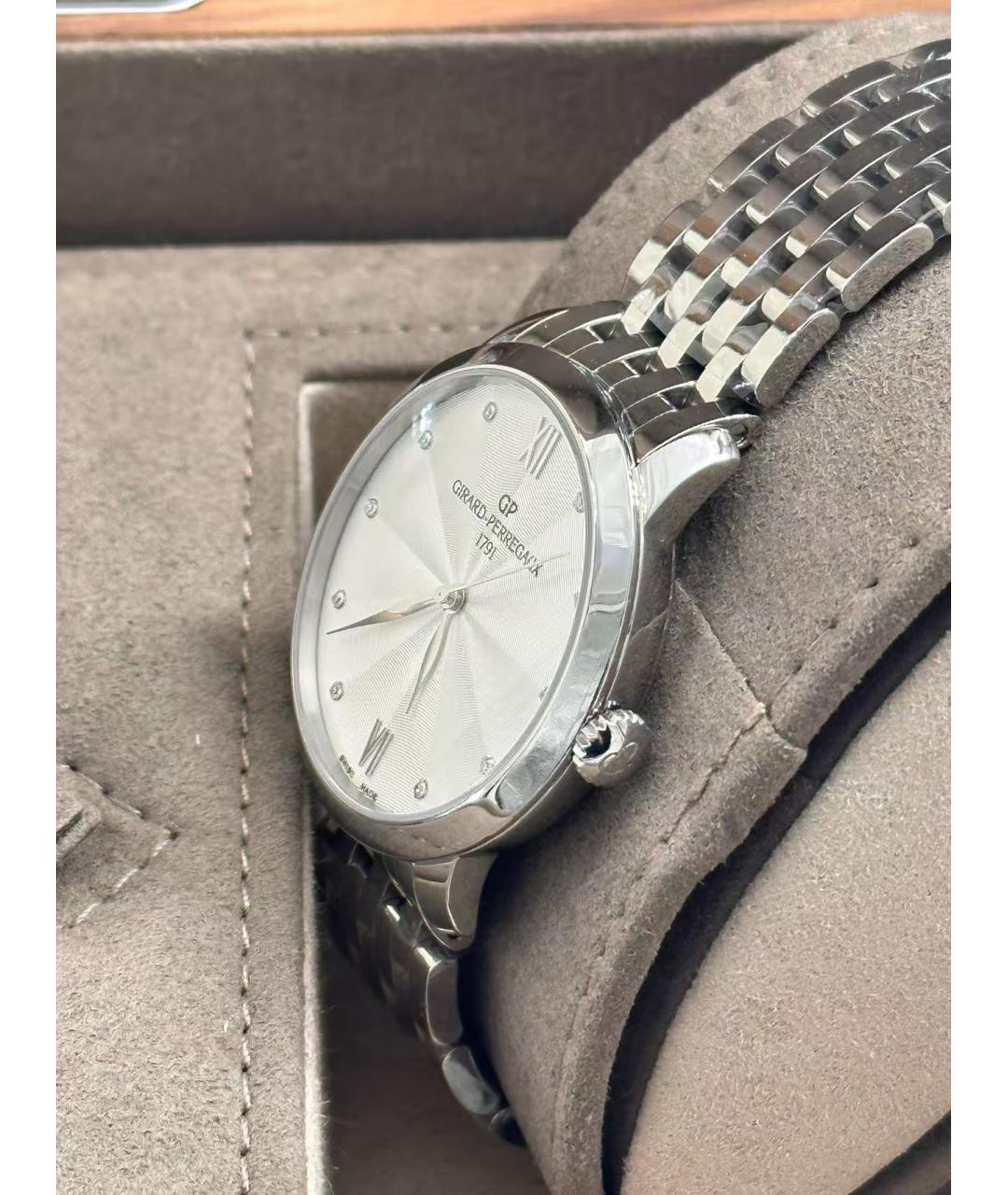 GIRARD PERREGAUX Серебряные часы, фото 5