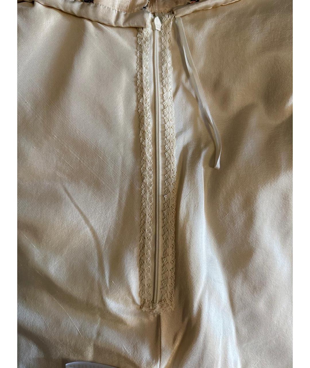 ULYANA SERGEENKO Мульти шелковая юбка мини, фото 5