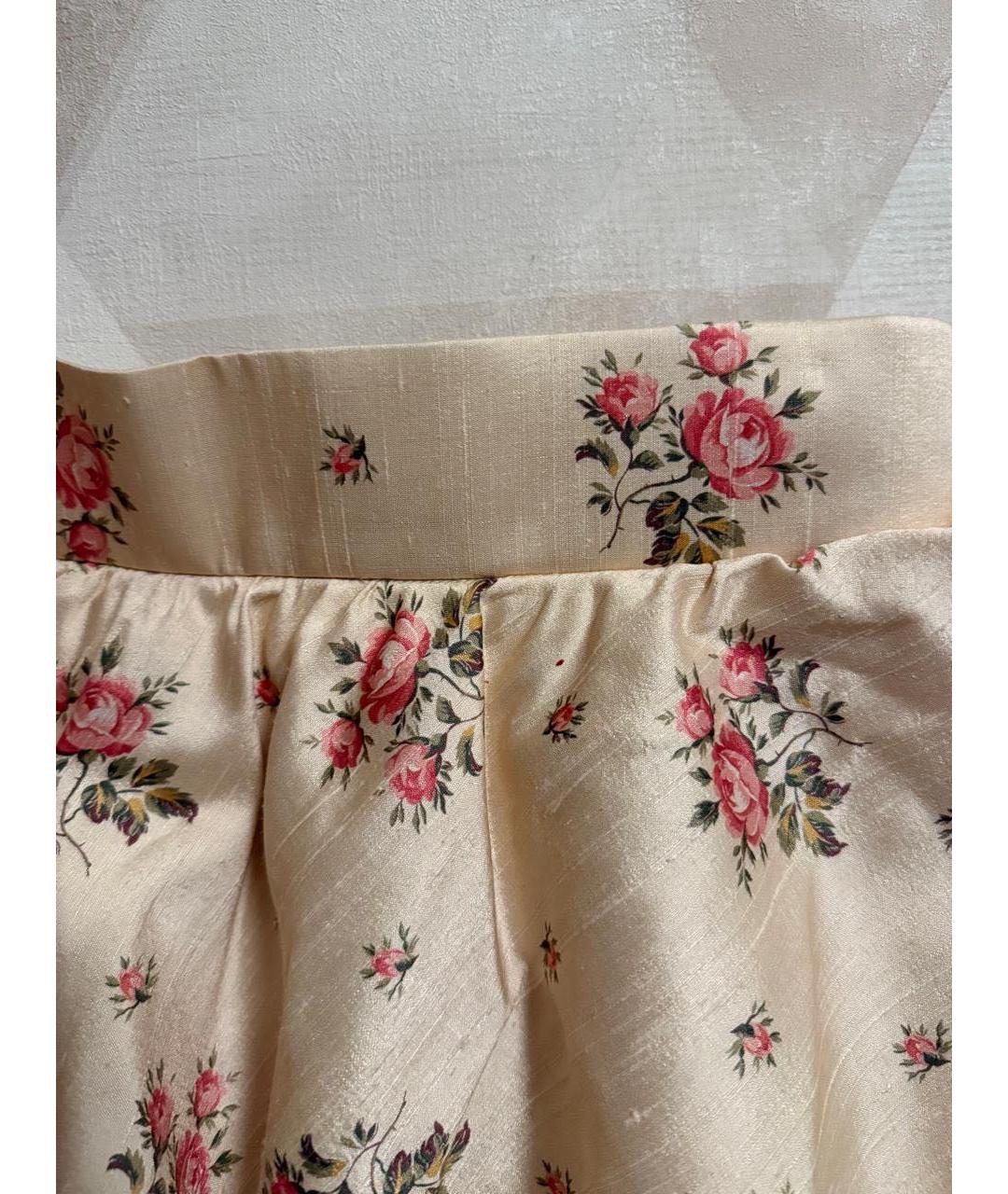 ULYANA SERGEENKO Мульти шелковая юбка мини, фото 7