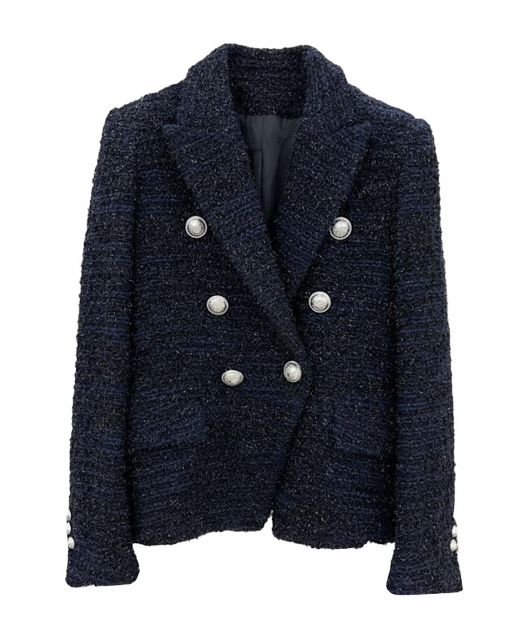 BALMAIN Темно-синий жакет/пиджак, фото 1