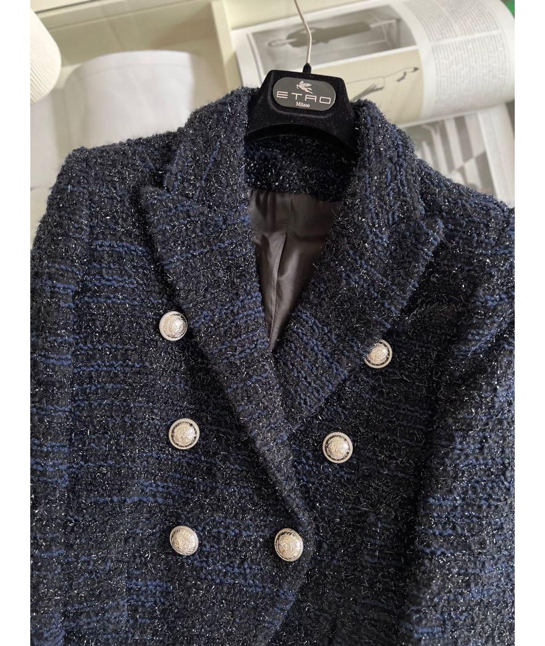 BALMAIN Темно-синий жакет/пиджак, фото 2