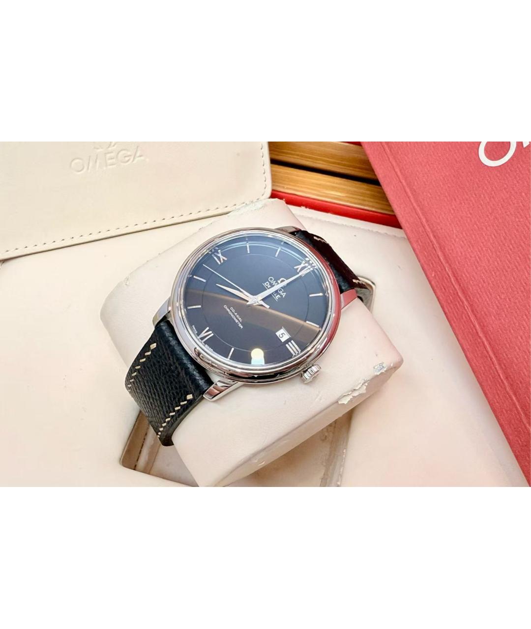 OMEGA Серебряные часы, фото 4