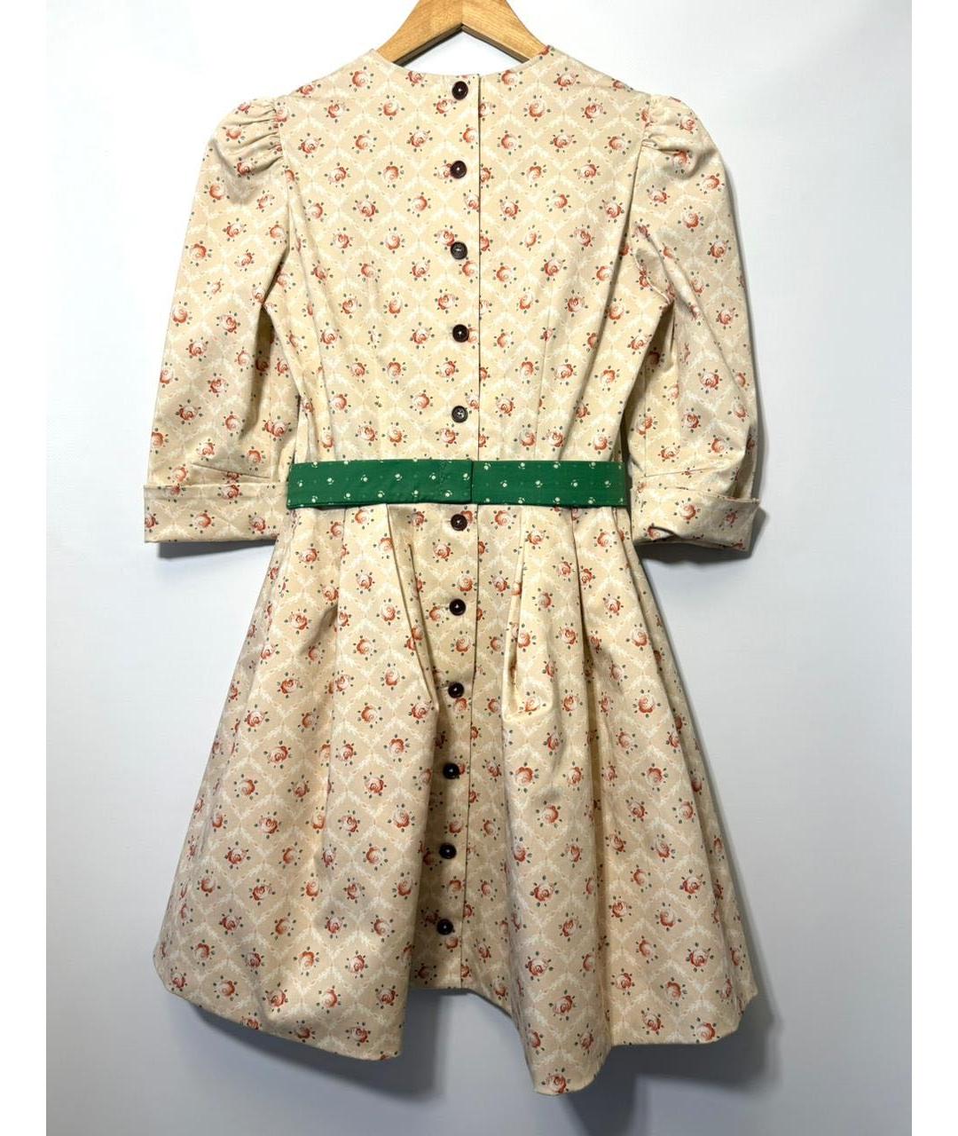 ULYANA SERGEENKO Мульти хлопко-эластановое повседневное платье, фото 2