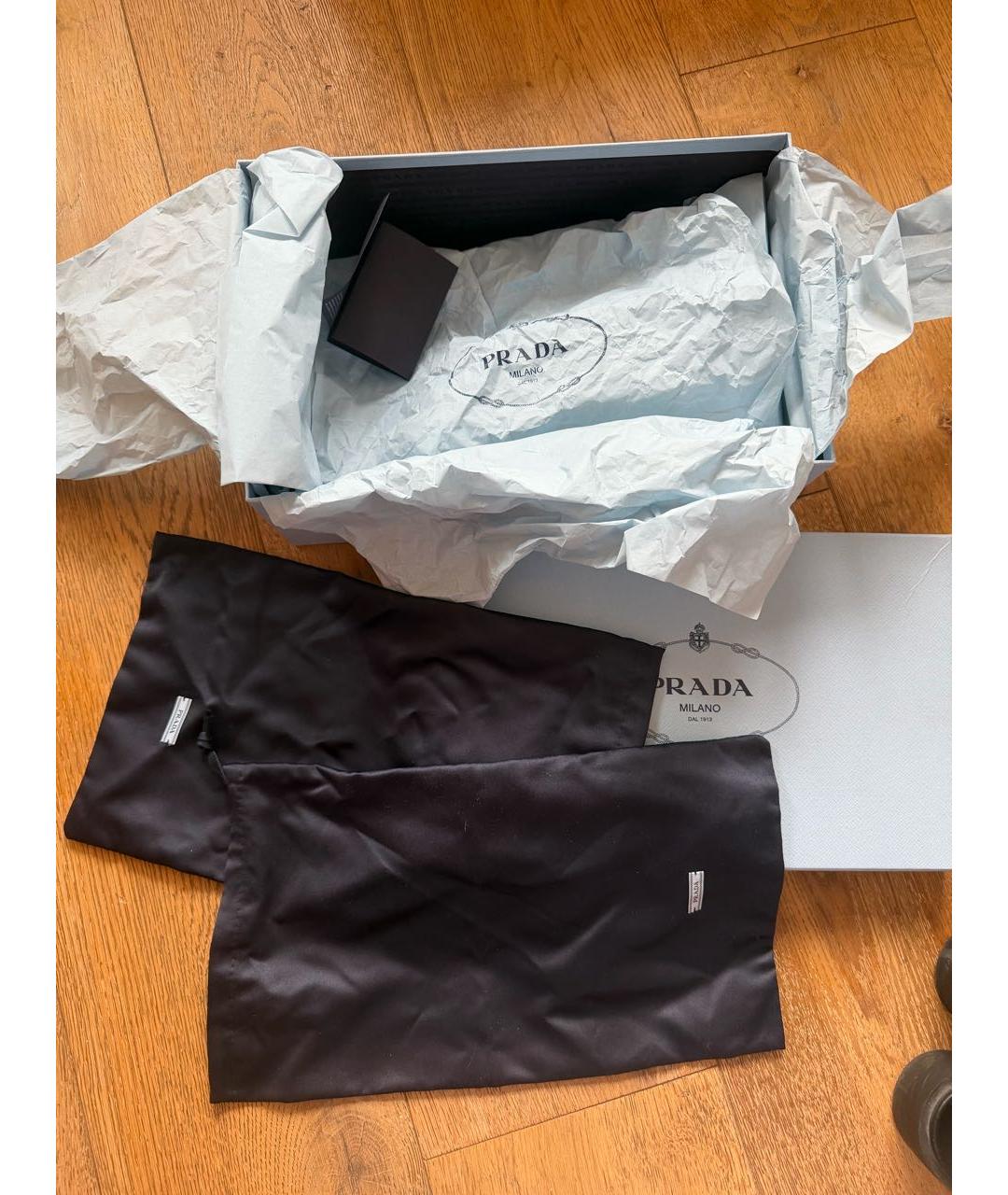 PRADA Черные кожаные мюли, фото 7