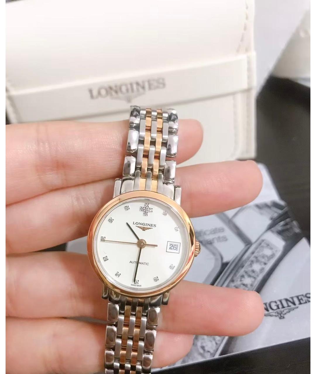 LONGINES Золотые часы из розового золота, фото 5