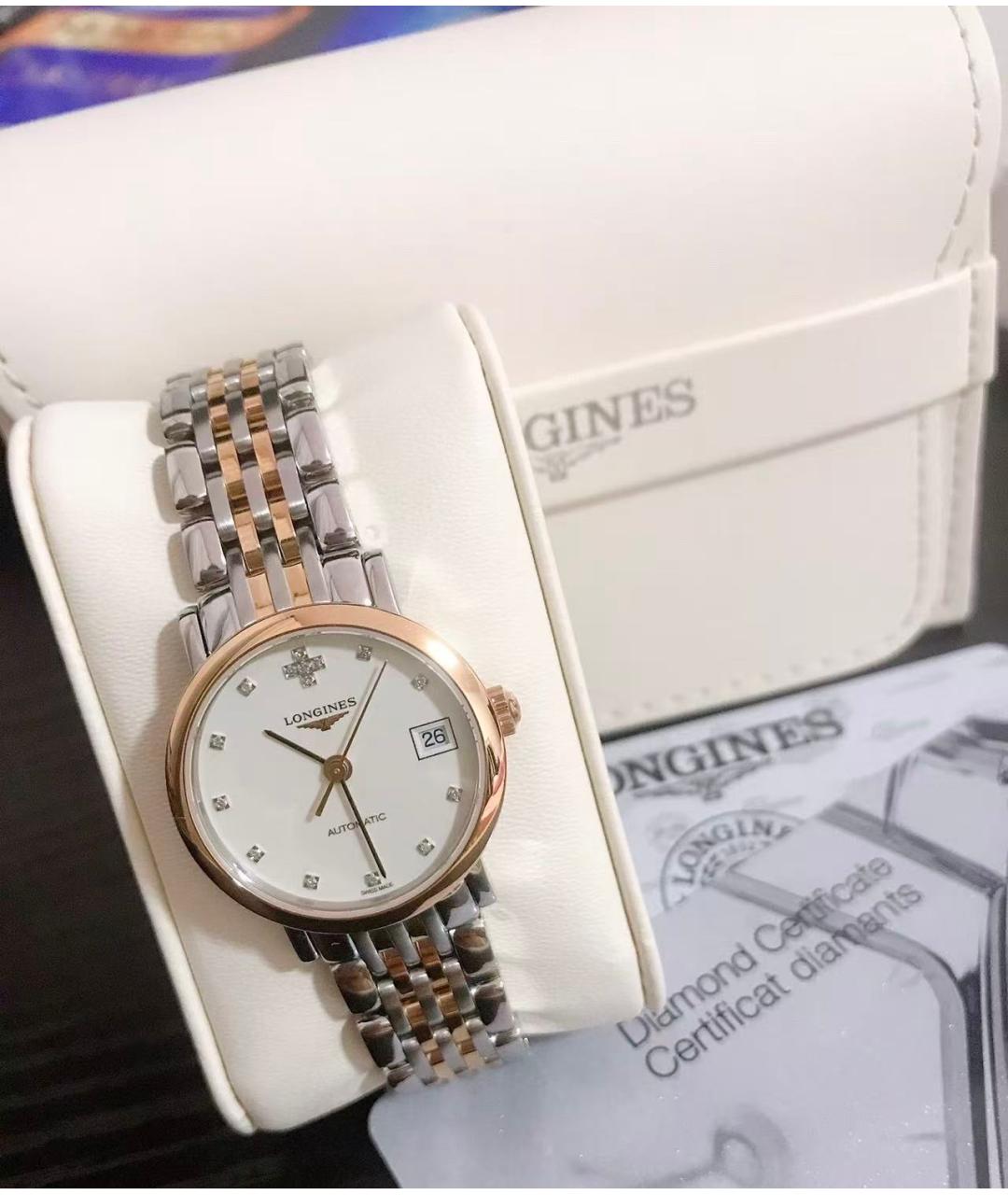 LONGINES Золотые часы из розового золота, фото 4