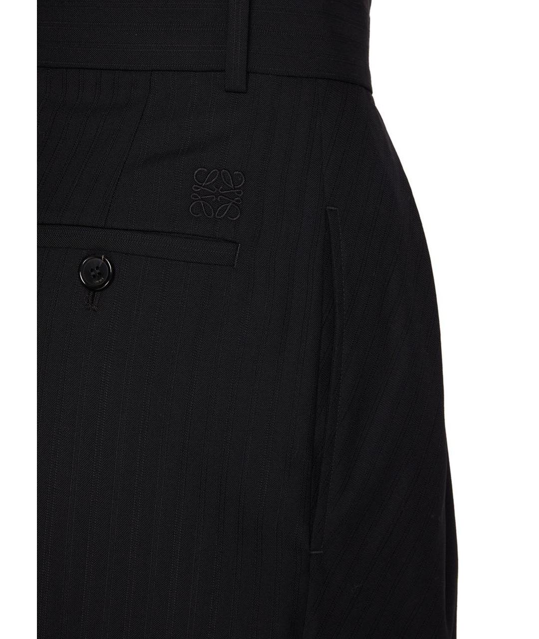 LOEWE Черные шерстяные кюлоты, фото 3