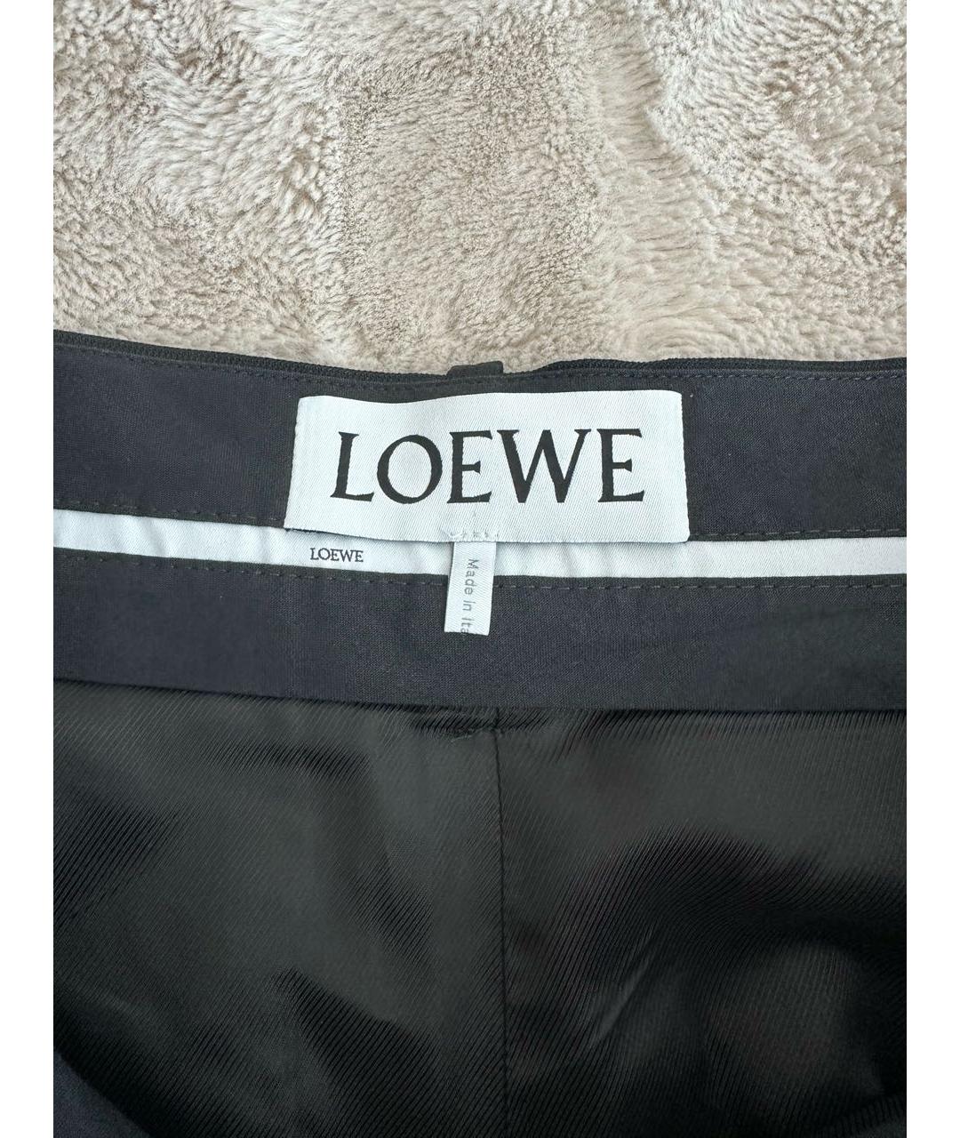 LOEWE Черные шерстяные кюлоты, фото 2
