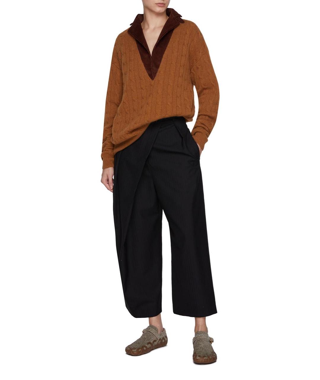 LOEWE Черные шерстяные кюлоты, фото 7