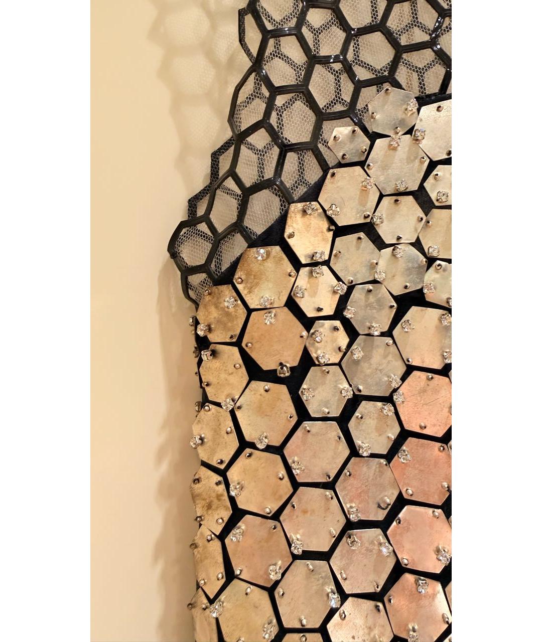 TOM FORD Серебряное шелковое вечернее платье, фото 5