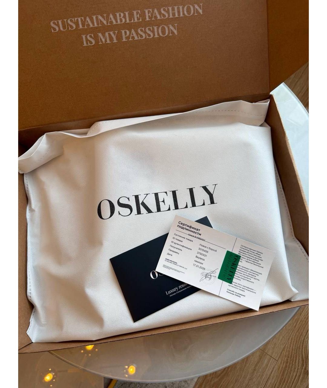 BURBERRY Бежевый кашемировый шарф, фото 5