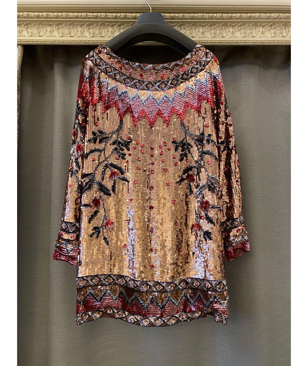 ALBERTA FERRETTI Розовое вискозное вечернее платье, фото 7