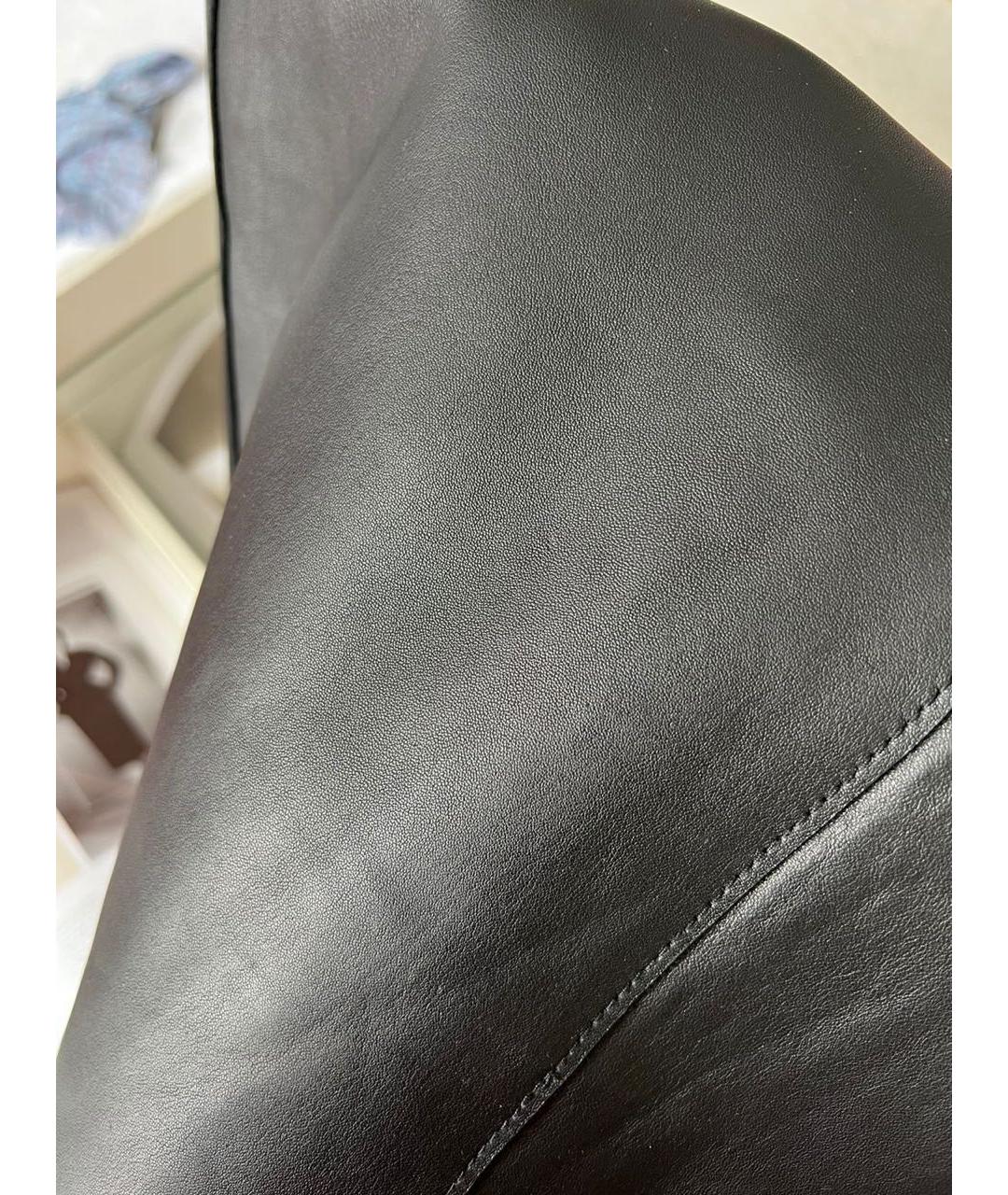 MAJE Черный кожаный комбинезон, фото 6