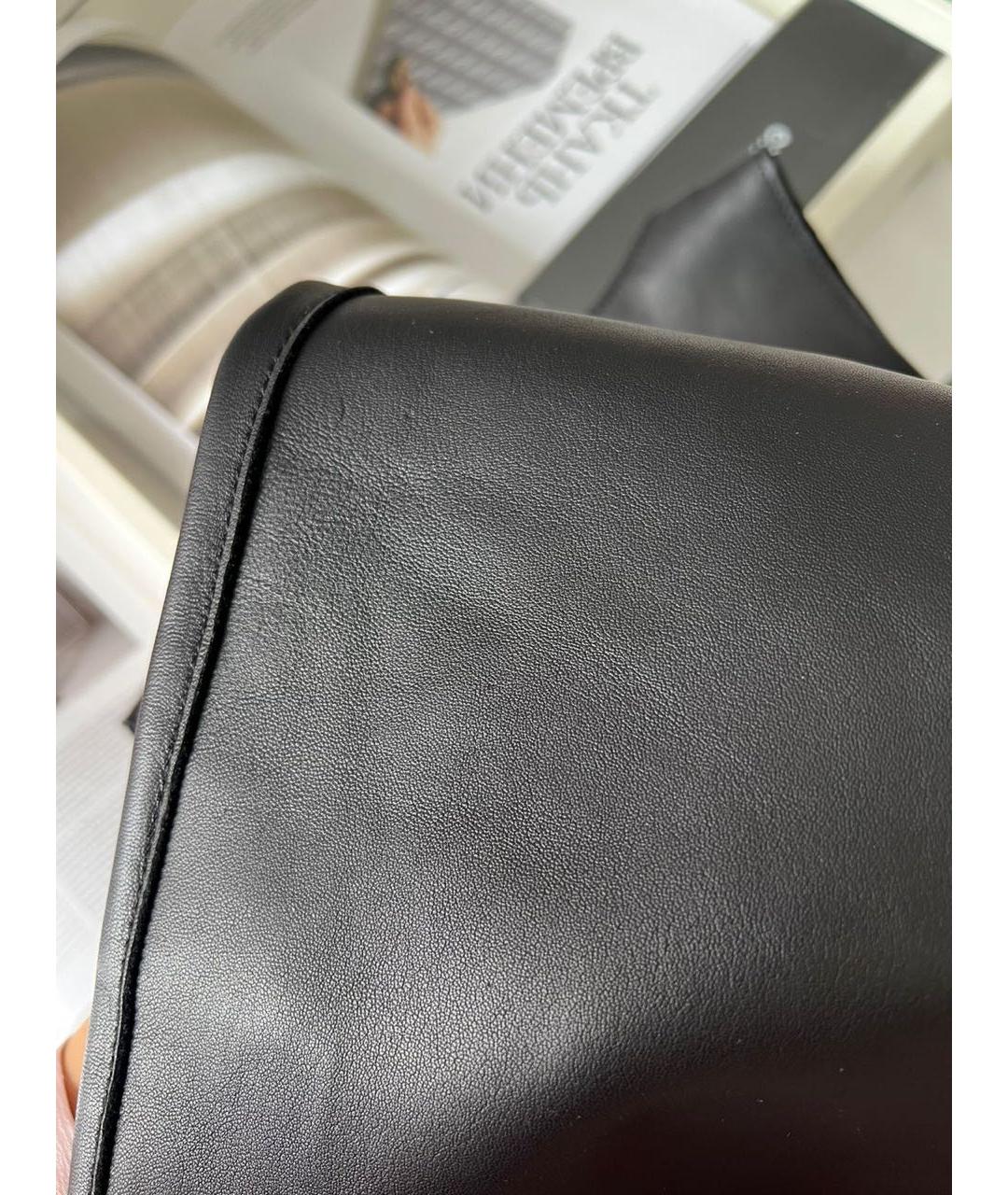 MAJE Черный кожаный комбинезон, фото 8
