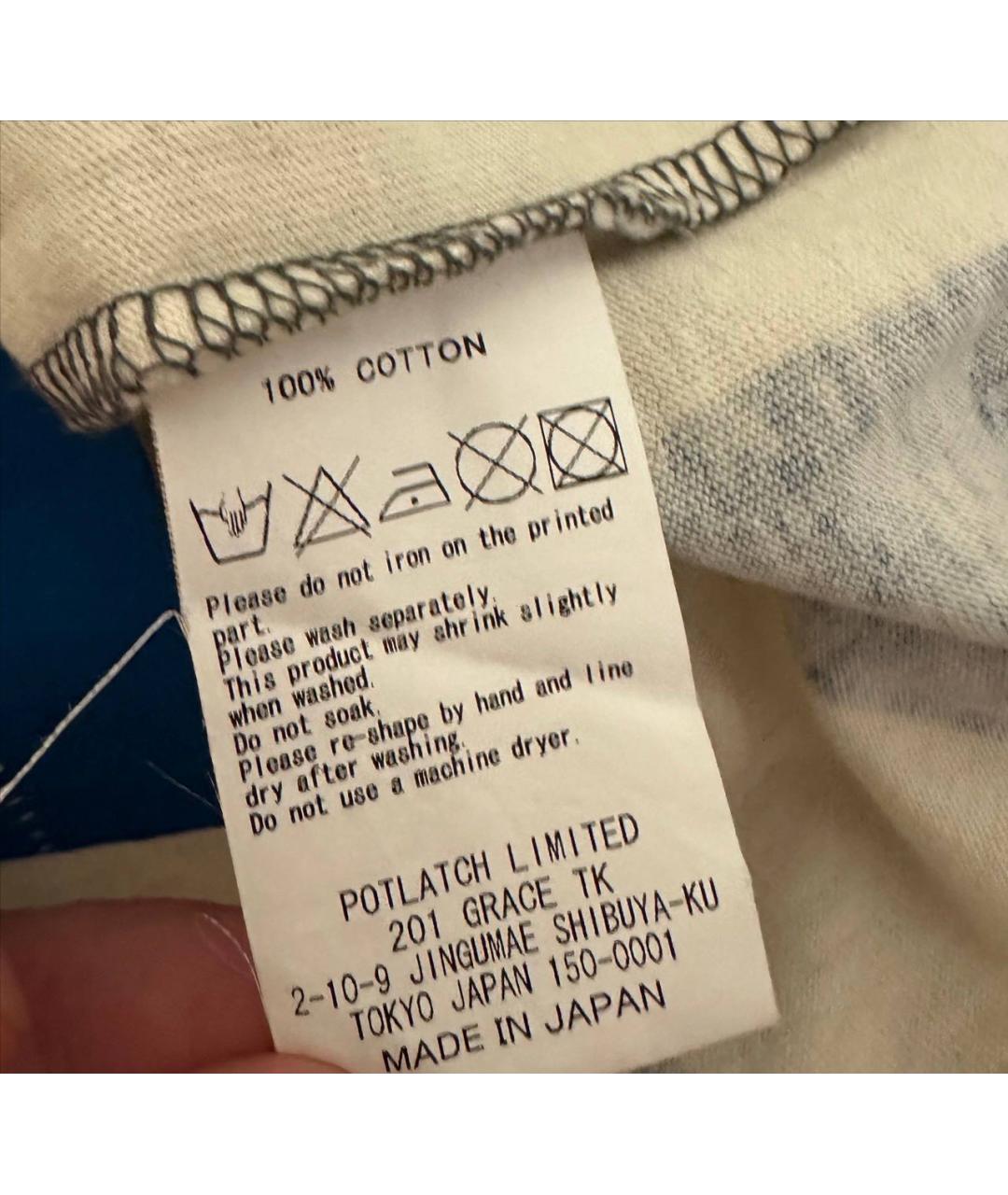 CAV EMPT Синяя хлопковая футболка, фото 4