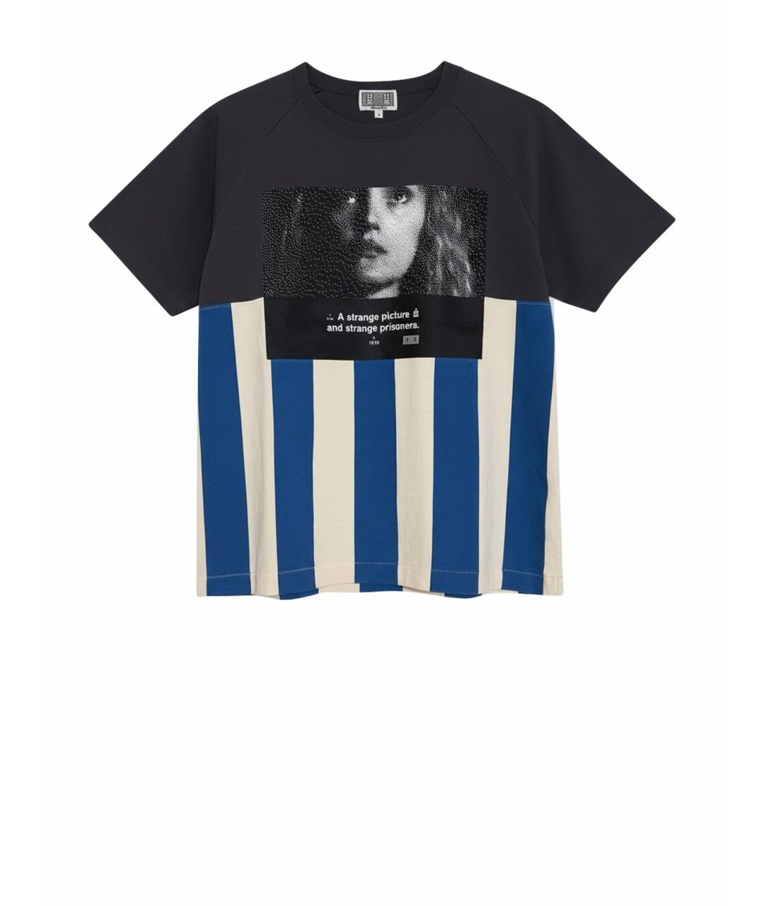 CAV EMPT Синяя хлопковая футболка, фото 1