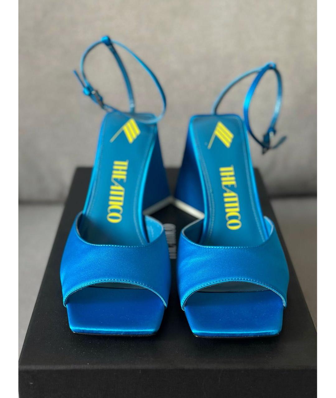 THE ATTICO Голубые босоножки, фото 5