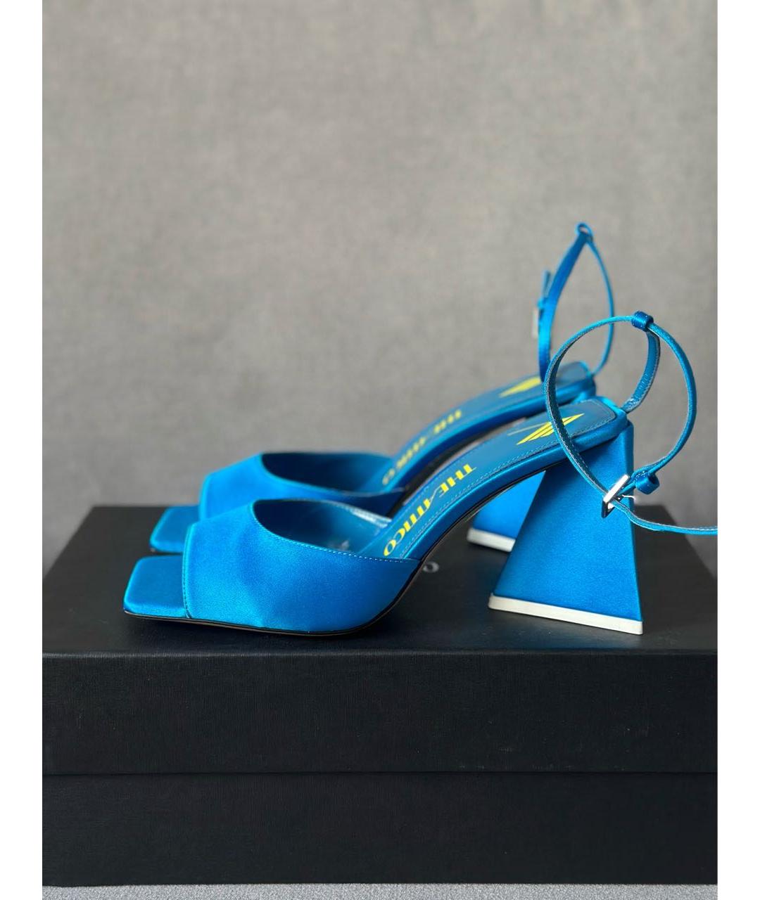 THE ATTICO Голубые босоножки, фото 4