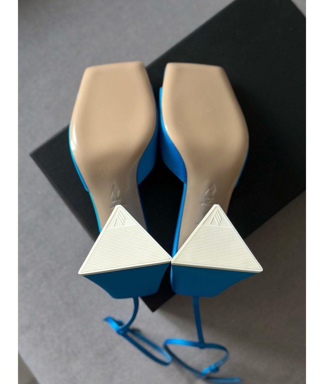 THE ATTICO Голубые босоножки, фото 6