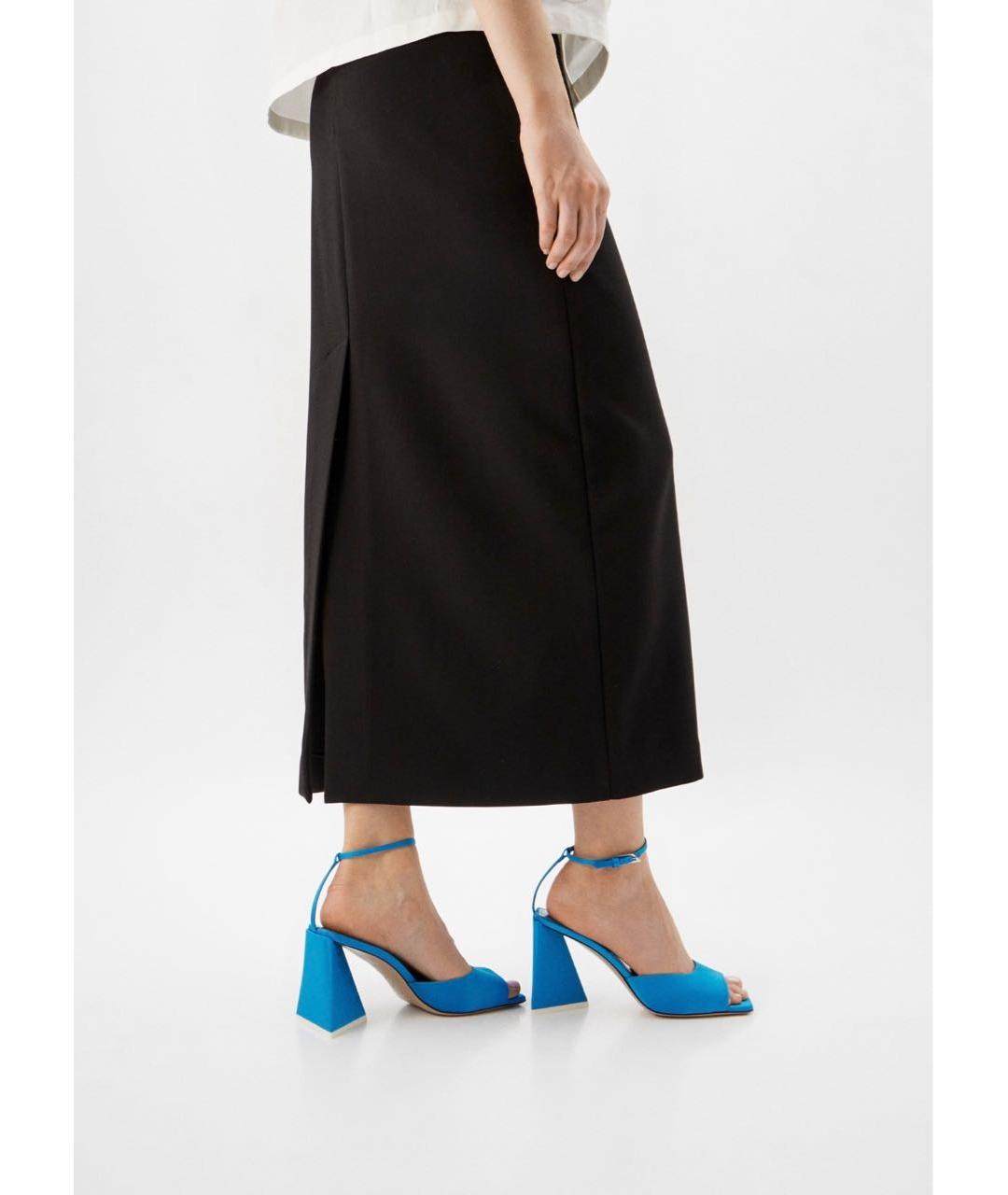 THE ATTICO Голубые босоножки, фото 8