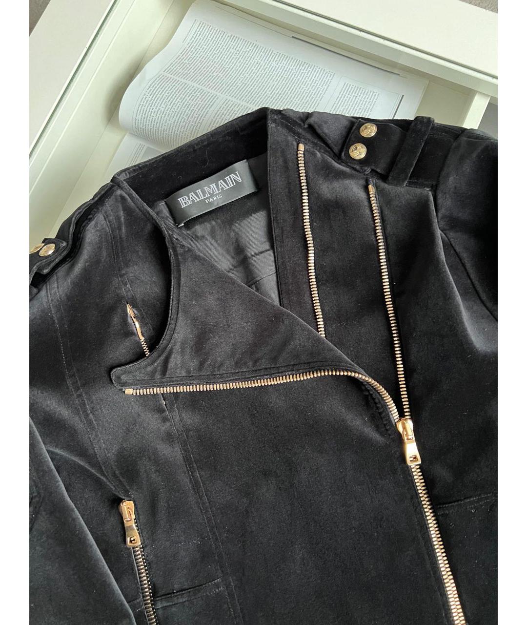 BALMAIN Черная куртка, фото 3