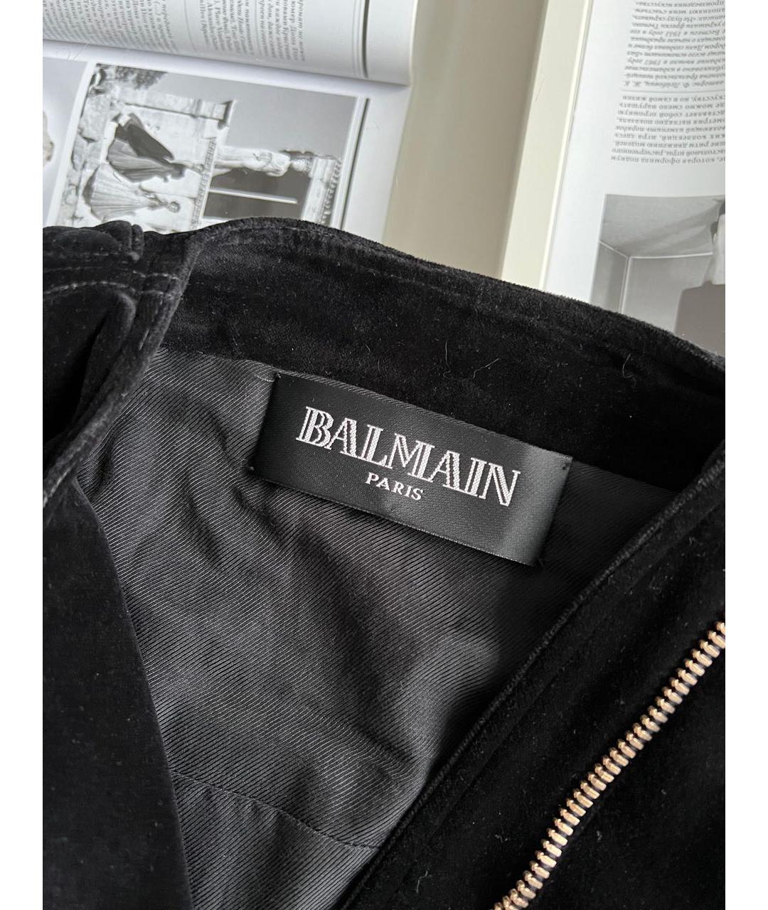 BALMAIN Черная куртка, фото 4