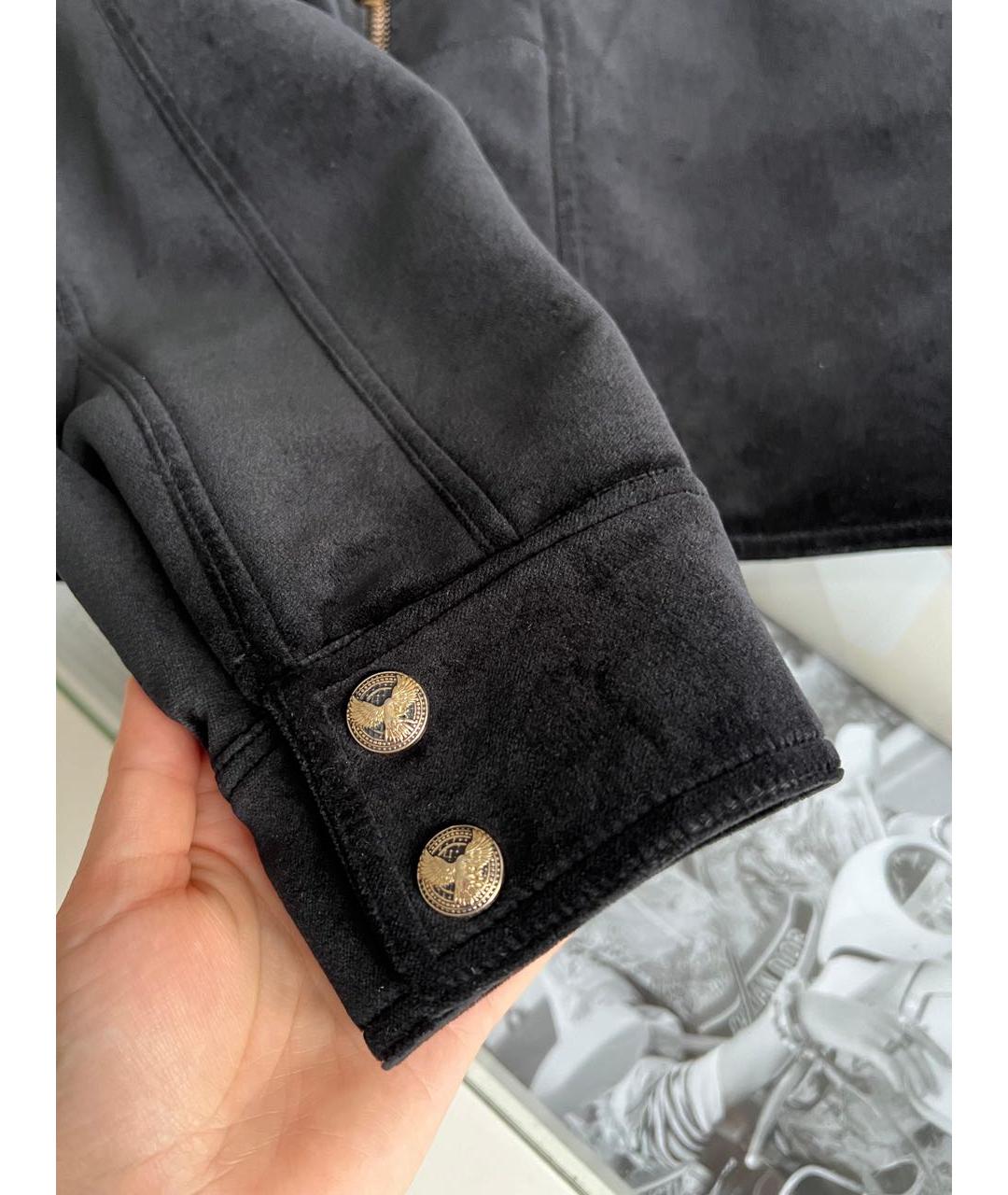 BALMAIN Черная куртка, фото 5