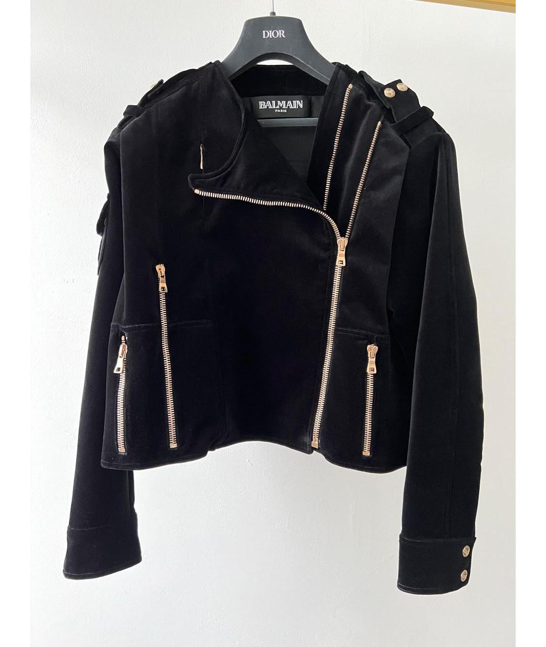 BALMAIN Черная куртка, фото 8