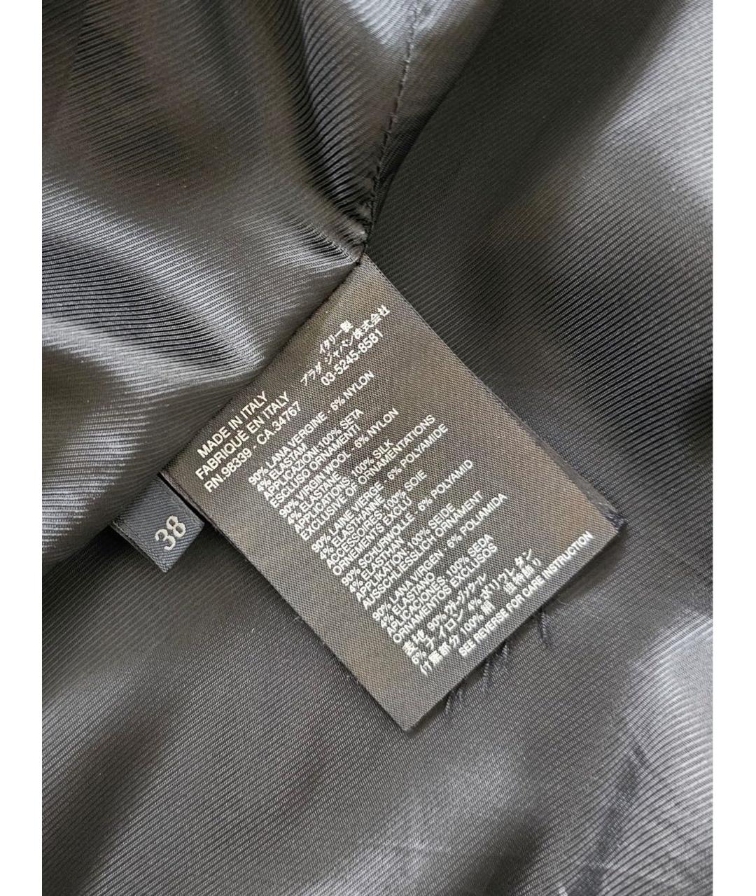 PRADA Черное пальто, фото 6