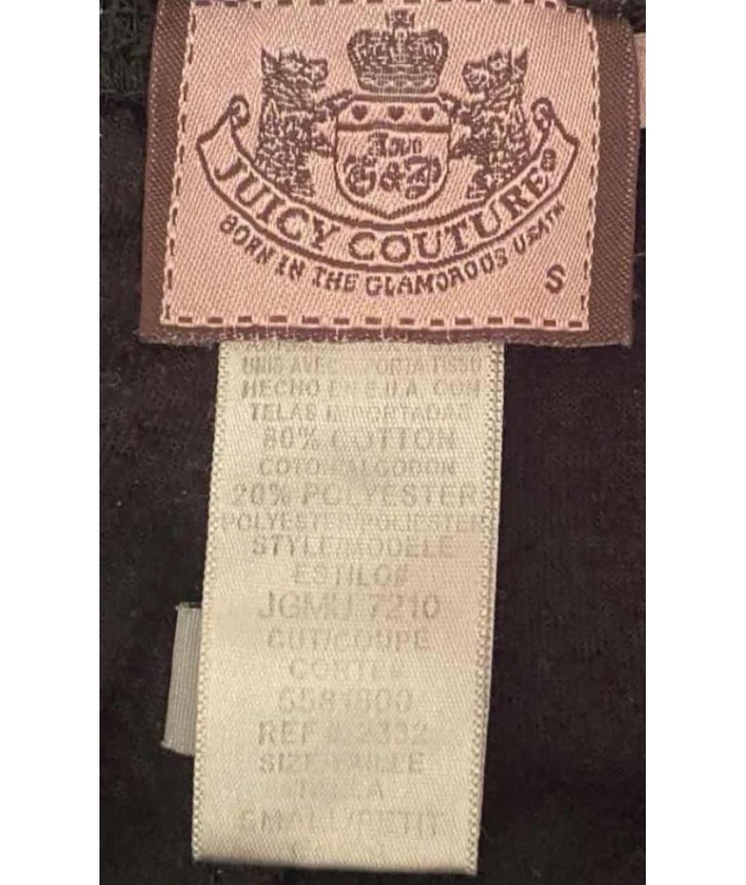 JUICY COUTURE Черный спортивные костюмы, фото 8